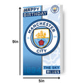 Manchester City Birthday Crest Card