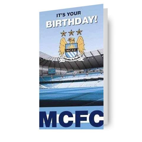 Manchester City FC It's Your Birthday Card