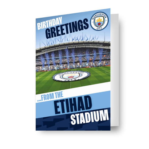 Manchester City FC Stadium Pop-Up Card