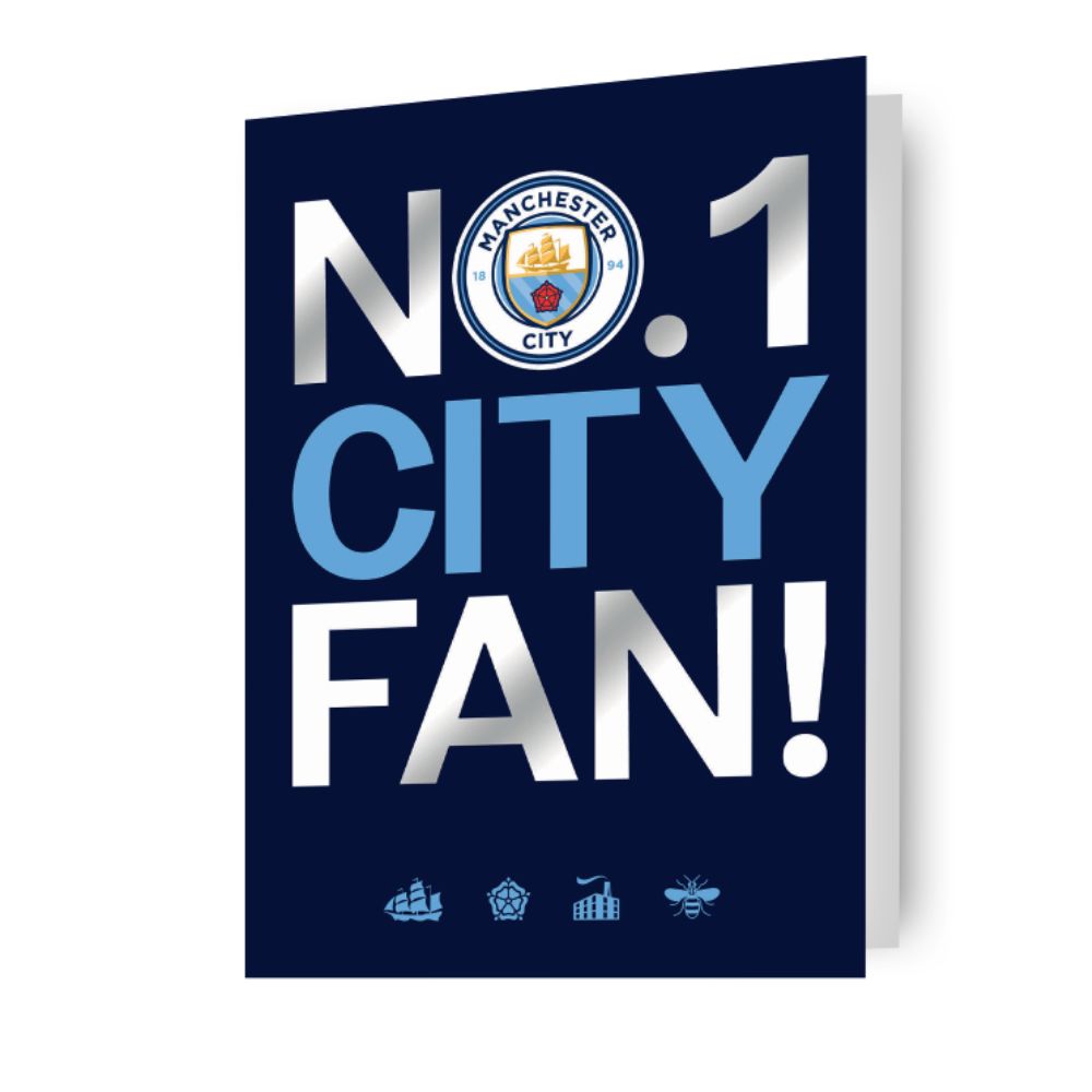 Manchester City FC Birthday Card