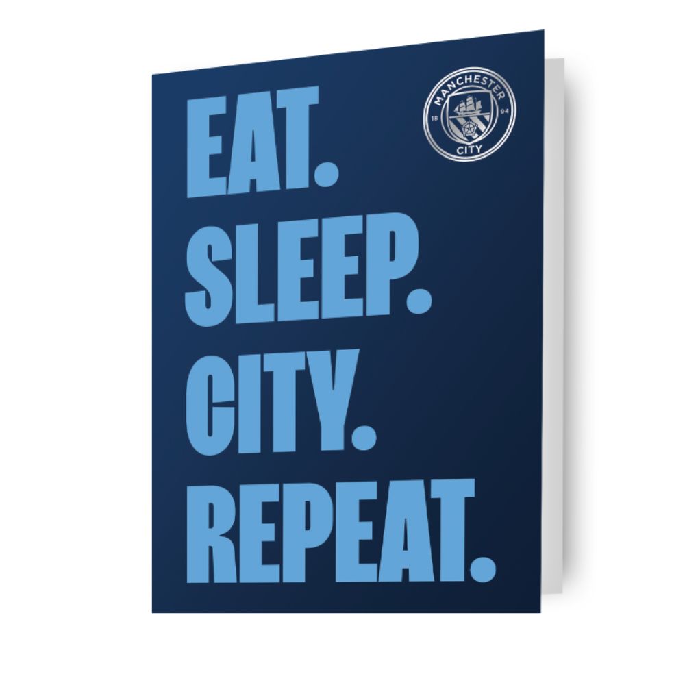 Manchester City FC Birthday Card