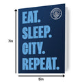 Manchester City FC Birthday Card