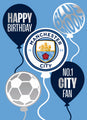 Manchester City FC Birthday Card