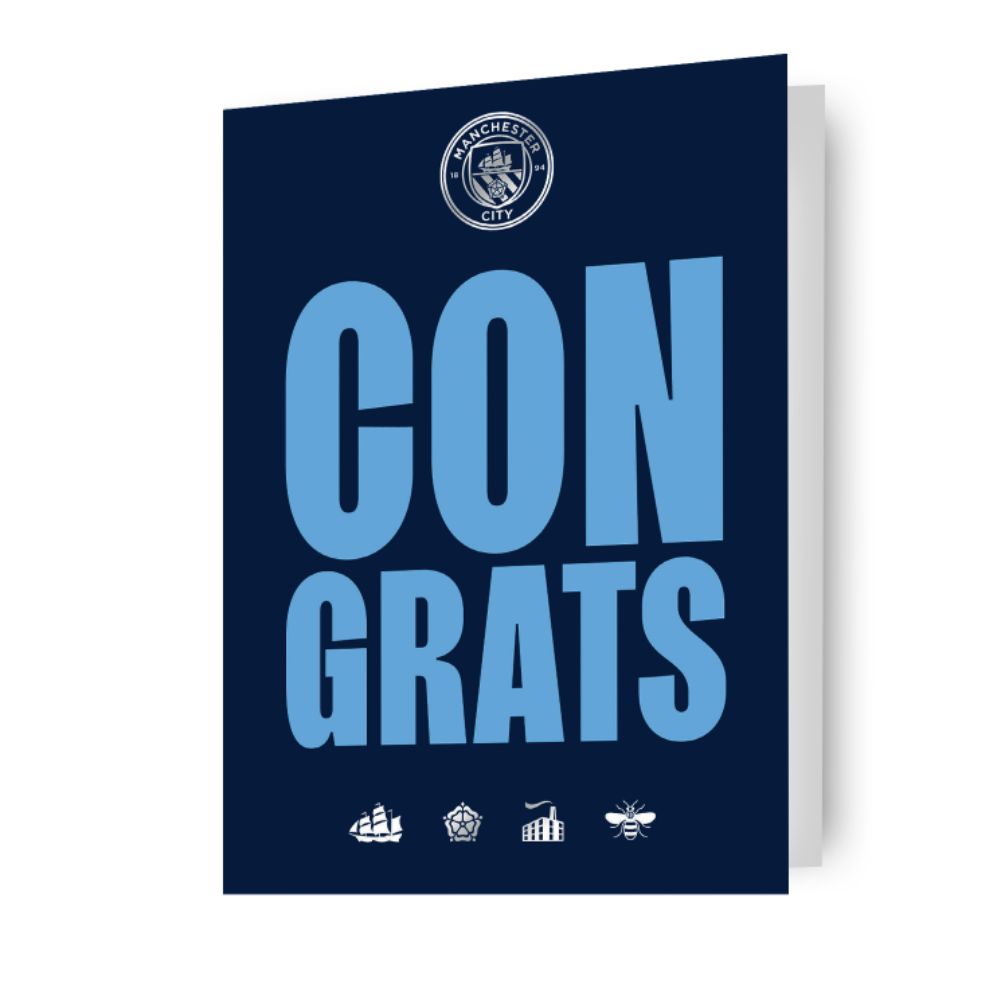 Manchester City FC Congratulations Card