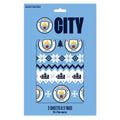 Manchester City FC Christmas 2 Sheets & 2 Tags Gift Wrap