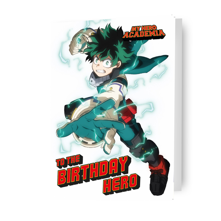 My Hero Academia 'Birthday Hero' Card