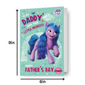 My Little Pony Father's Day Card 'From Your Little Princess'