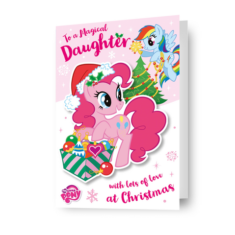 My Little Pony 'Daughter' Christmas Card