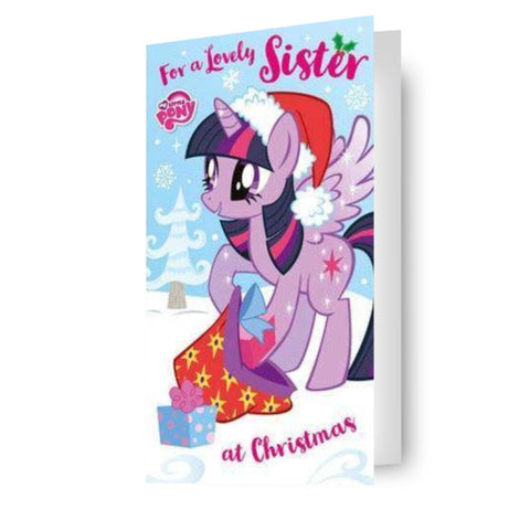 My Little Pony Sister Christmas Card