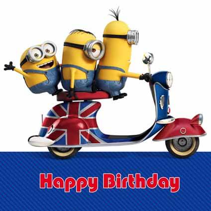 Minions Movie Birthday Card