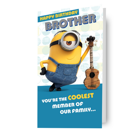 Minion Movie 'Brother' Birthday Card