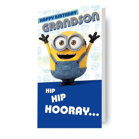 Minion Movie 'Grandson' Birthday Card