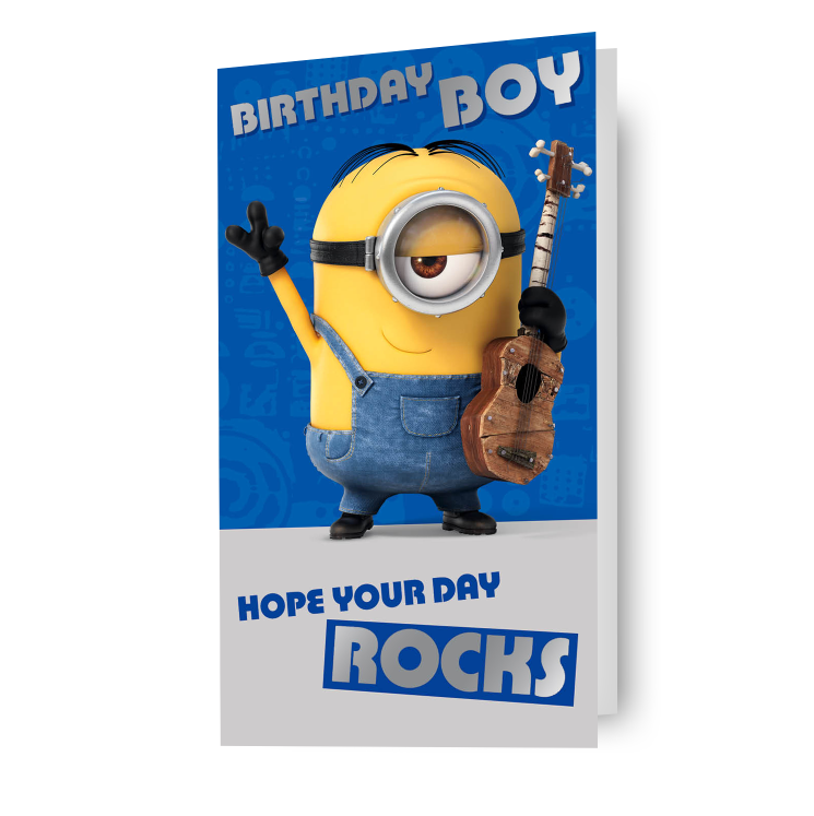 Biglietto d'auguri per ragazzo del film Minion