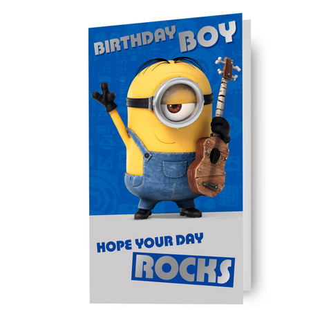 Biglietto d'auguri per ragazzo del film Minion