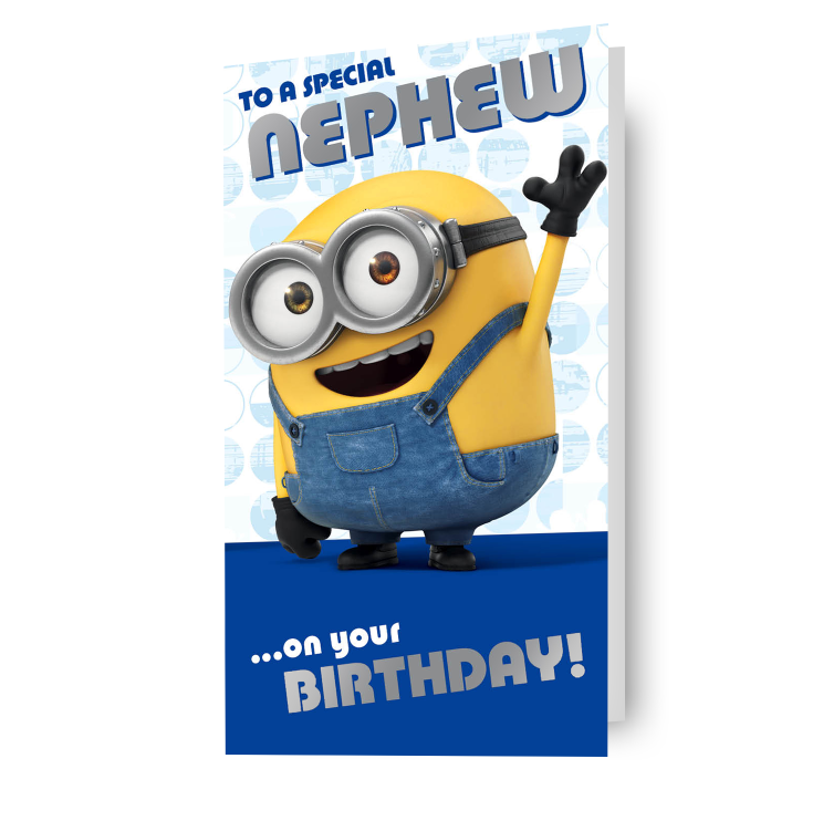 Despicable Me 'Nephew' Birthday Card