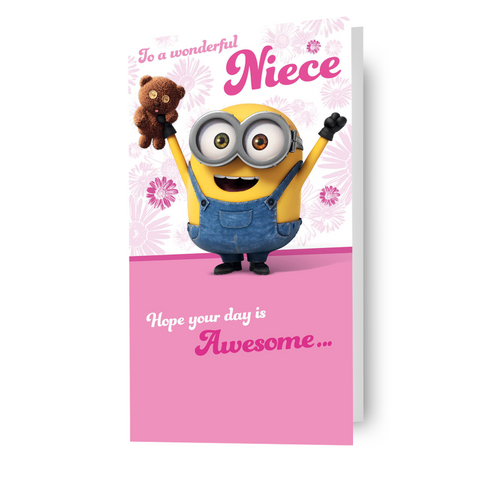 Minion Movie 'Niece' Birthday Card