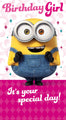 Minion Movie 'Birthday Girl' Card