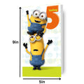 Minions Movie Age 5 Birthday Card