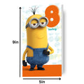 Minions Movie Age 8 Birthday Card