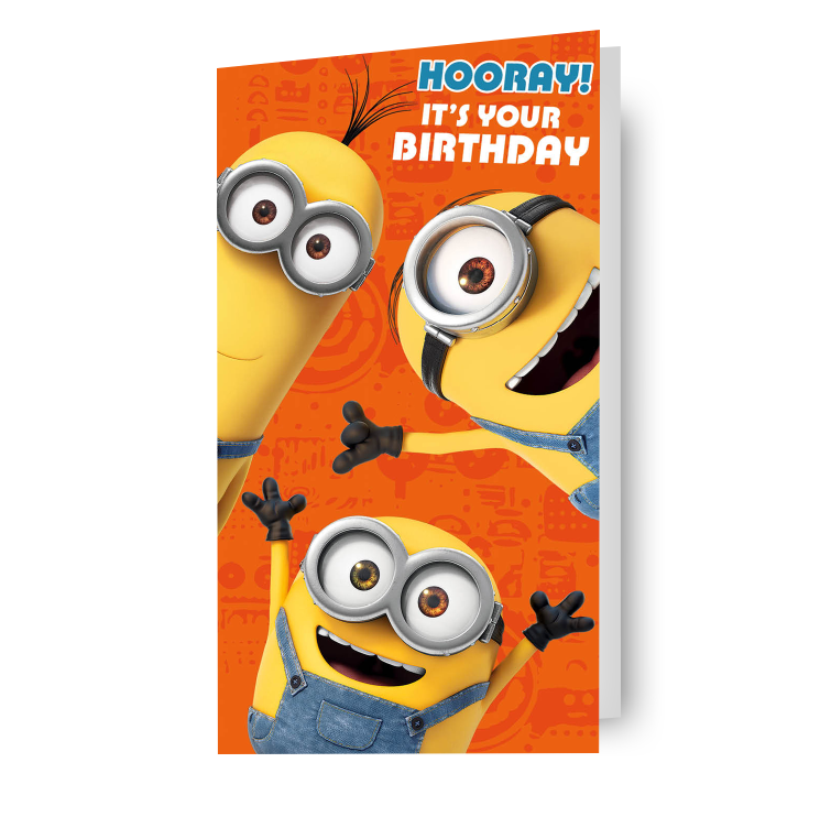 Minion Film 'Hoera, het is je verjaardag'-kaart