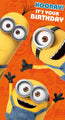 Minion Movie 'Hooray It's Your Birthday' Card