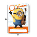 Despicable Me Personalise Birthday Card With Sticker Sheet