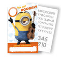 Despicable Me Personalise Birthday Card With Sticker Sheet