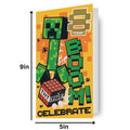 Minecraft Age 8 Birthday Card