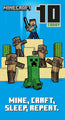 Minecraft '10 Today' Birthday Card