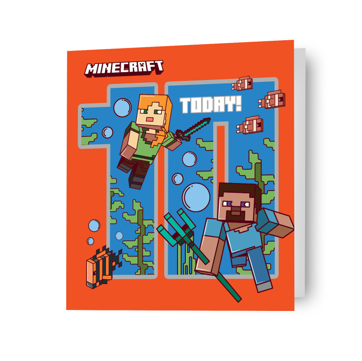 Minecraft Age 10 Birthday Card – Danilo Promotions