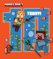 Minecraft 10th Birthday Card