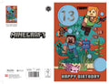 Minecraft Age Sticker Birthday Card