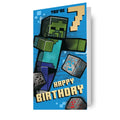Minecraft Age 7 Birthday Card