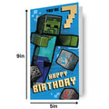Minecraft Age 7 Birthday Card