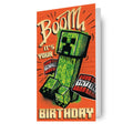 Minecraft Birthday Card
