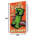 Minecraft Birthday Card