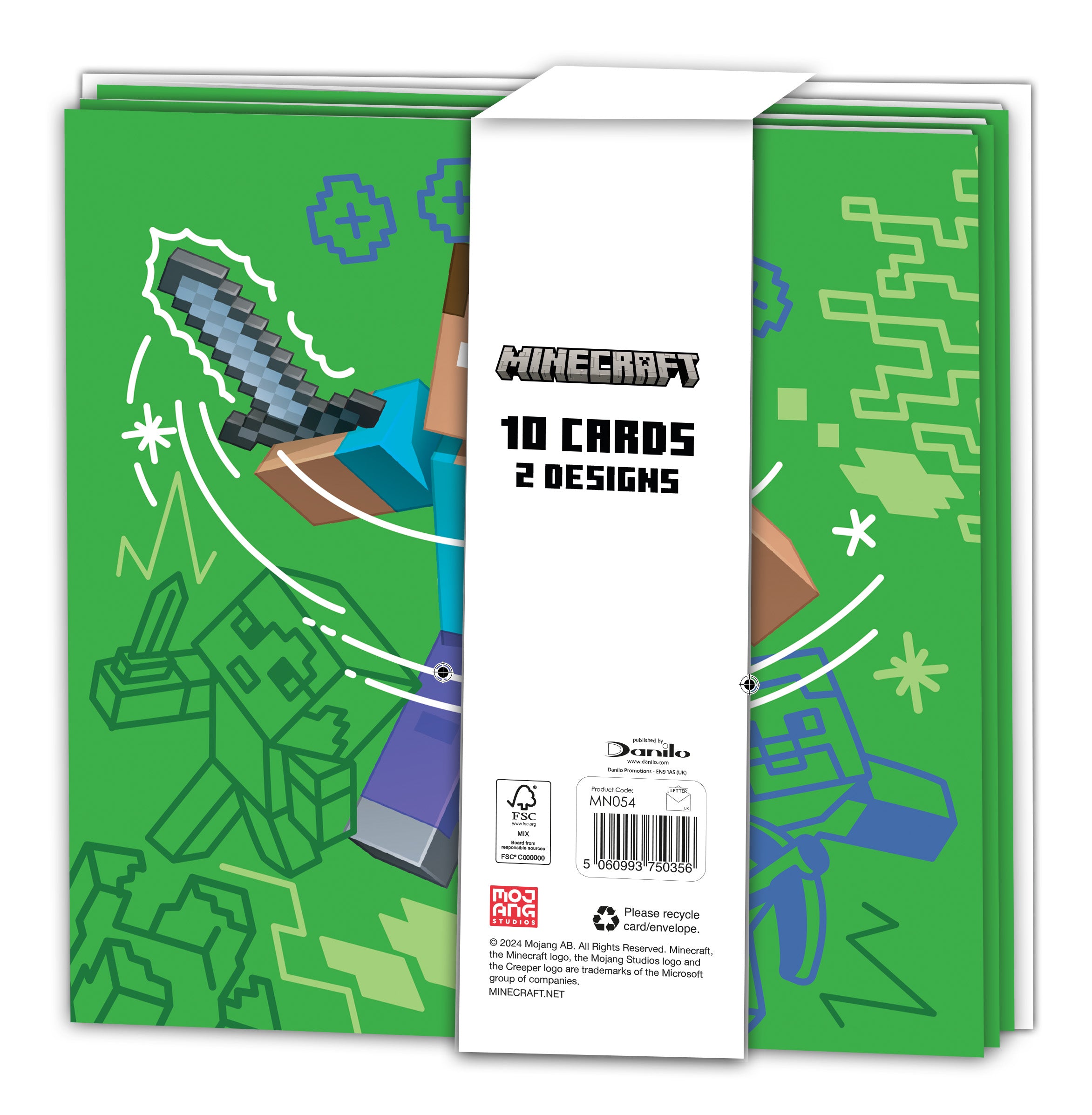Minecraft Multipack of 10 Cards – Danilo Promotions