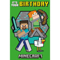 MINECRAFT LENTICULAR CARD