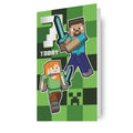 Minecraft Age 7 Birthday Card