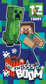 Minecraft Age Sticker Birthday Card