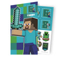 Minecraft Multi Ages 5-8 Sticker Birthday Card