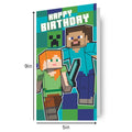 Minecraft Sticker Birthday Card