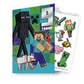 Minecraft Age 9 Sticker Birthday Card