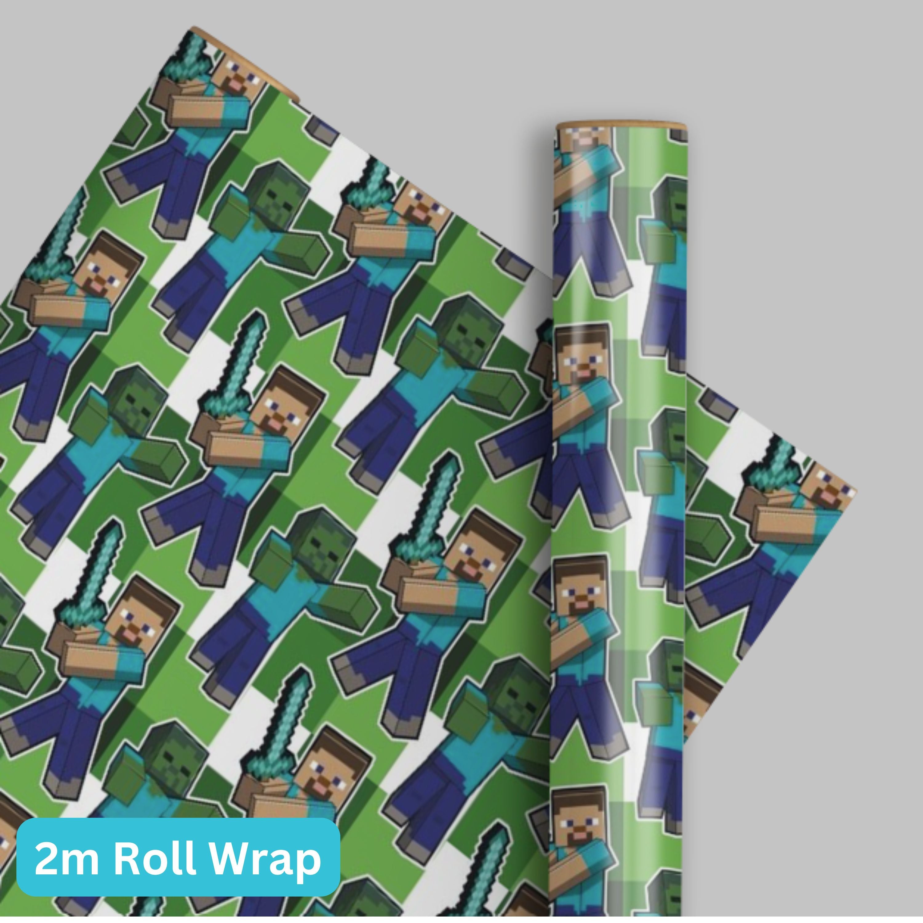 Minecraft Gift Wrap Roll 2m – Danilo Promotions