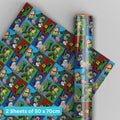 Minecraft 2 Sheets & 2 Tags Wrapping Paper