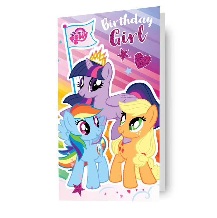 Il mio biglietto di auguri per il compleanno di Little Pony