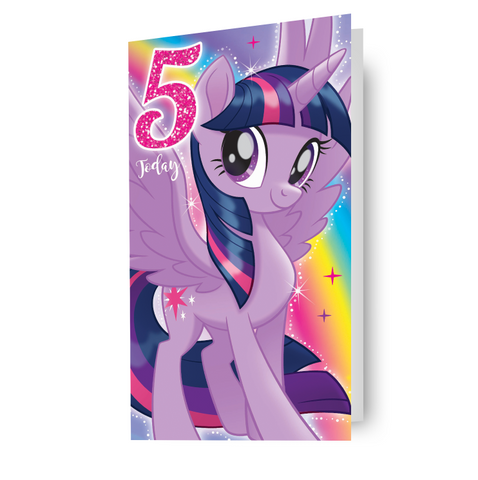 Biglietto d'auguri per il film My Little Pony, età 5 anni