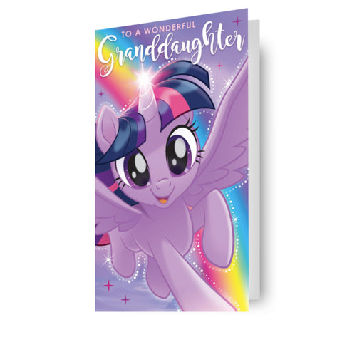 My Little Pony Granddaughter Birthday Card