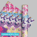 My Little Pony 2 Sheet 2 Tag Wrapping Paper