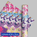 My Little Pony 4 Sheets & 4 Tags Gift Wrap